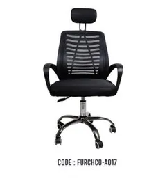 BLACK HIGH-BACK MESH MANAGER CHAIR A017