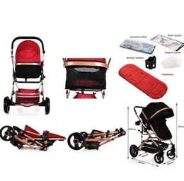 3 in 1 Travel System Pram for Newborns & Toddlers 0-36 Months baby trollers
