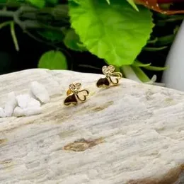 Gold Plated Three Heart Earring For Women.