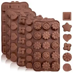 Silicone Chocolates Mould - Multi Designs Chocolate Meld