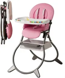Baby Dining Chair/Folding Tube/High Chair/Light and Compact Tube Chair/Kids High Chair/Folding Baby Chair/Portable for Household/Dining Table Seat NA-