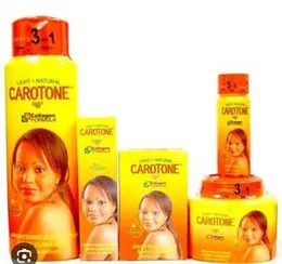 Caratone 135ml cream+body lotion 215ml+soap+serum and sun cream pack