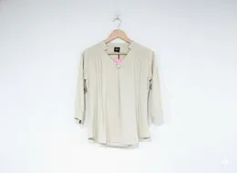 Royal Womenâs Pleated Long Sleeve Top | Soft-Tone Flowy Top with Elegant Front Detailing