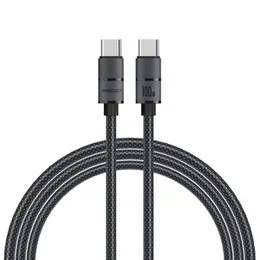 Recci RS12CC PD 100w Warrior Type- C To Type-C 2m Cable Gray