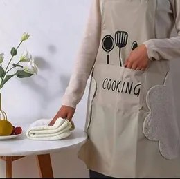 1Pc Cooking Apron Waterproof Adult Oil Proof Apron