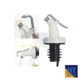 2 Pcs Oil Bottle Stopper Rubber Lock Plug Plastic Nozzle Push Sprayer Plastic Pour Nozzle.