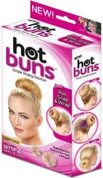 Hot Buns Simple Hair Styling Solution Hair bun