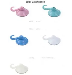 3PCS Suction Cup Bathroom Powerful Vacuum Suction Cup Hook Kitchen Door Suction Wall Glass Wall Hanging Free Punching Hooks