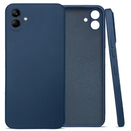 Samsung A04E Hard Silicon Cover 2MM Blue Colour, 2MM Hard Silicon Back Cover for Samsung Galaxy A04E, Durable Phone Case, Hard Silicon Cover
