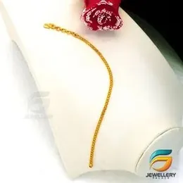 Guaranteed Gold plated 02mm Thin Bismark Bracelet For Women.