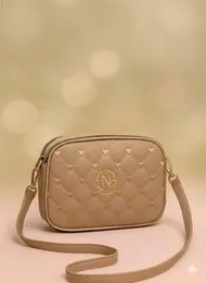 Leather Crossbody Bag for Women - Single Shoulder Small Everyday Handbag