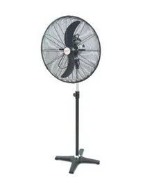 Telesonic Industrial Stand Fan TL-2037 SF 20 Inch 130W 3 Speeds Heavy Duty Metal Blades Oscillation Adjustable Height