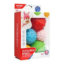 6 Pcs Haunger Textured Balls (6+ Months) - Best For Early Education