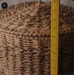 Dirty Clothes Laundry Basket with Rope Handles, Clothes Basket for Towels,Blankets, Pillows, Toy Basket, .