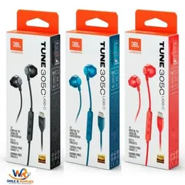 JBL Tune 305C USB-C Wired Hi-Res Earbuds