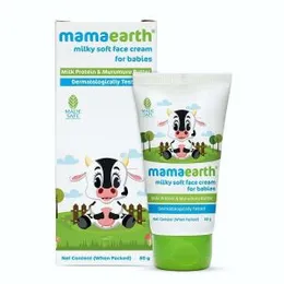 mamaearth baby milky soft face cream Milk Protein & Murumuru Butter Dermatologically Tested