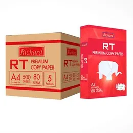 Richard RT Premium Copy Paper A4 80gsm (500 Sheets)