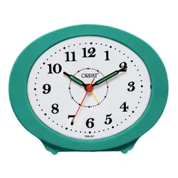 Orpat Table Clock TBB-307 Analog Beep Alarm Glass Front Colored Frame Small Desk Clock