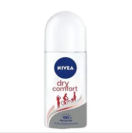 NIVEA Dry Comfort Deodorant â 50ml | 48-Hour Sweat & Odor Protection Roll-On