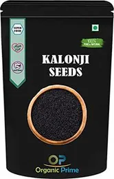 Organic Prime Kalonji Seeds | Nigella Seeds | Black Cumin Seeds - 500 GM By Organic Prime