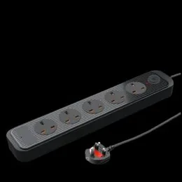 Premium 5 Way Extension Cord with 2 USB and 2 C-type ports