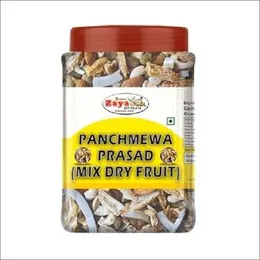 Zaya 1kg Panchmewa Prasad, Mix Dry Fruit, Prasadam, Mata Viashno Devi Prasad, Ideal For Pooja I Mix of Kaju, Badam, Sliced Coconut, Sliced Dry Dates,