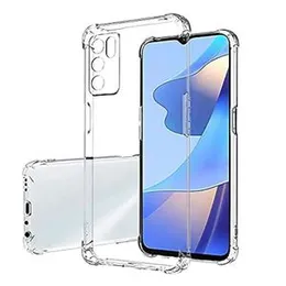 Luxury Shockproof Thickballoon Transparent Back Cover for Oppo A16