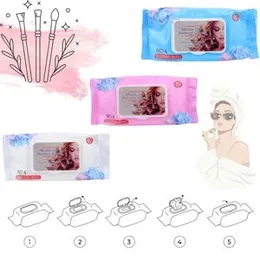 80 Pcs Make-Up Remover Wipes Pads Cleansing Eye Facial Face with Resealable Flap