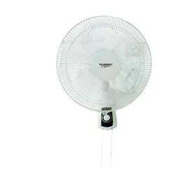 Telesonic 16" Wall Fan TL-1616WF 58W 3 Blades 3 Speeds Wide Oscillation Quiet Motor Wall Mount Heavy Duty