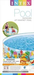 Intex 58477EP Duckling Snapset Pool 4' x 10"|.