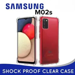 Luxury Shockproof Transparent ThickBallon Bumper Case For Samsung Galaxy M02s Crystal Transparent Premium Quality Shockproof Protective Phone Shell