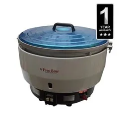 Premium Five Star 20L Gas Powered Rice Cooker, Fast Bulk Cooking, Durable for Heavy Use, High-Volume Stainless Steel Rice Cooker
