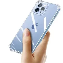 Luxury Shockproof Transparent Shockproof Phone Case For iPhone 14 13 12 11 Pro Max Plus Soft Silicone Back Cover