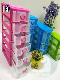 6 layer Mini Small Drawer Set Plastic Storage Boxes for Medicine, Stationery Items, Cosmetics, Money, Jewelry & Other Small Items for Storing Purpose