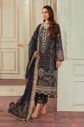 Midnight Velvet Embroidered Pakistani Salwar Suit