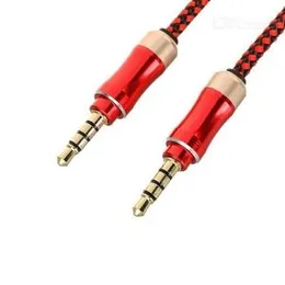 Chinese Red 2m AUX Cable â Durable 3.5mm Male-to-Male Audio Cable for Clear Sound