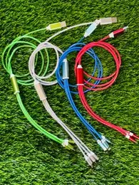 LED Light-Up Multi-Charging Cables, often referred to as "3-in-1 Glowing LED Light Fast Charging Cables