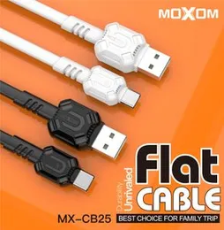 MOXOM USB to Lightening charging iphone cable with warranty Flat High quality premium Cable