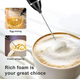 EIMELI Handheld Milk Frother – USB Rechargeable Electric Foam Maker & Drink Mixer