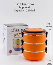 Tripple Layer Tiffin Type Lunch Box