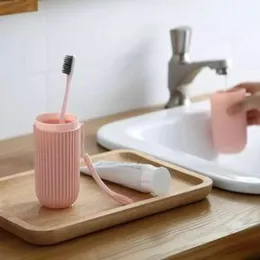 Toothbrush Travel Case, 8.2 inch Longer Travel Toothbrush Holder Case, Portable Travel Toothbrush Case for Traveling Camping Business Trip School Bath