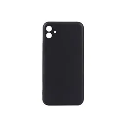 Samsung A04E Hard Silicon Cover 2MM Black Colour, 2MM Hard Silicon Back Cover for Samsung Galaxy A04E, Durable Phone Case, Hard Silicon Cover