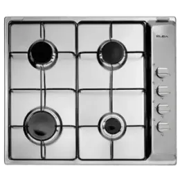ELBA 60CM STAINLESS STEEL 4 BURNER GAS HOB ES60-401XD