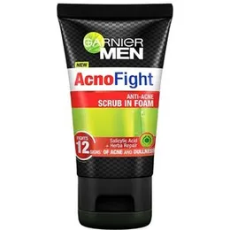Garnier Men Acno Fight Anti-Acne Scrun In Foam Face Wash 100Ml