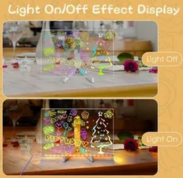 DIY Acrylic Luminescent Note Board Light