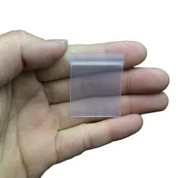 500PCS Mini Zip Lock Bags â 1x1 Inch | Clear Resealable Plastic Poly Bags for Small Item Storage & Packaging