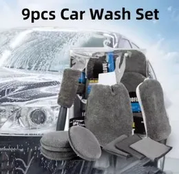 9PCS Car Cleaning Tools Kit – Complete Car Detailing Set