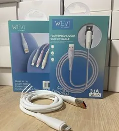 WEVI W-35 Flowspeed Liquid Silicon USB-A to Lightning Cable