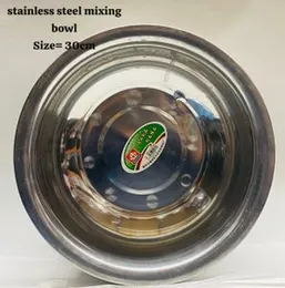 30cm Stainless Steel Mixing Bowl â Durable Kitchen & Food Prep Bowl
