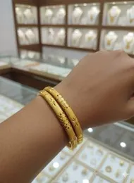 Gold-Plated Bangles for Women â Sizes 2.6/2.8, 6-Month Warranty